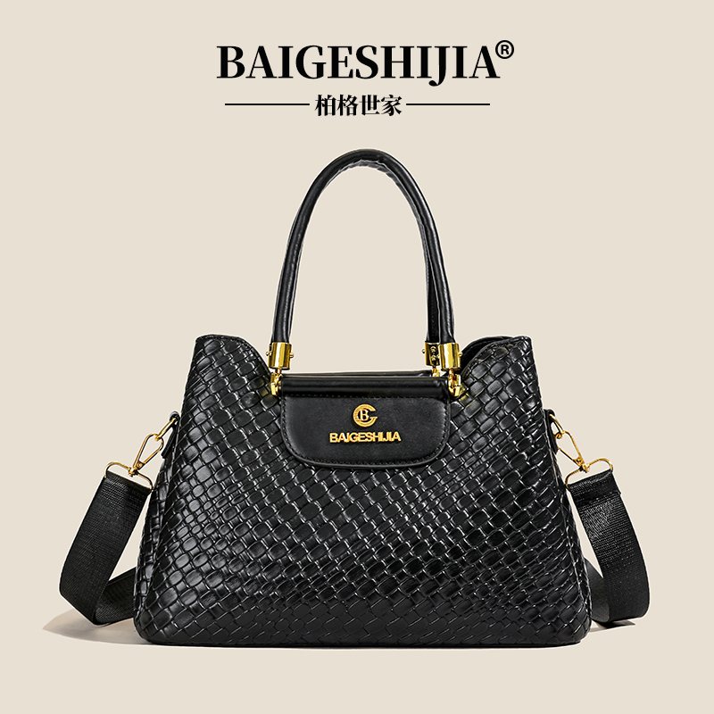 【长30高21厚14cm】新款女士大容量百搭多隔层轻奢时尚单肩手提包