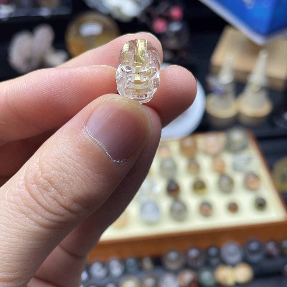 颈饰未镶嵌水晶钛晶貔貅