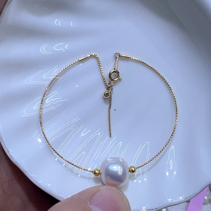 淡水珍珠手绳银S925镶嵌