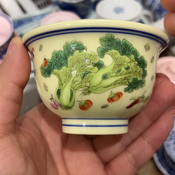 陶摆件景德镇陶瓷主人杯23445