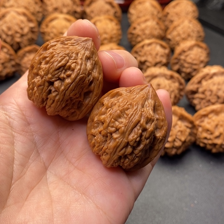 文玩核桃把件37尺金龟子野核