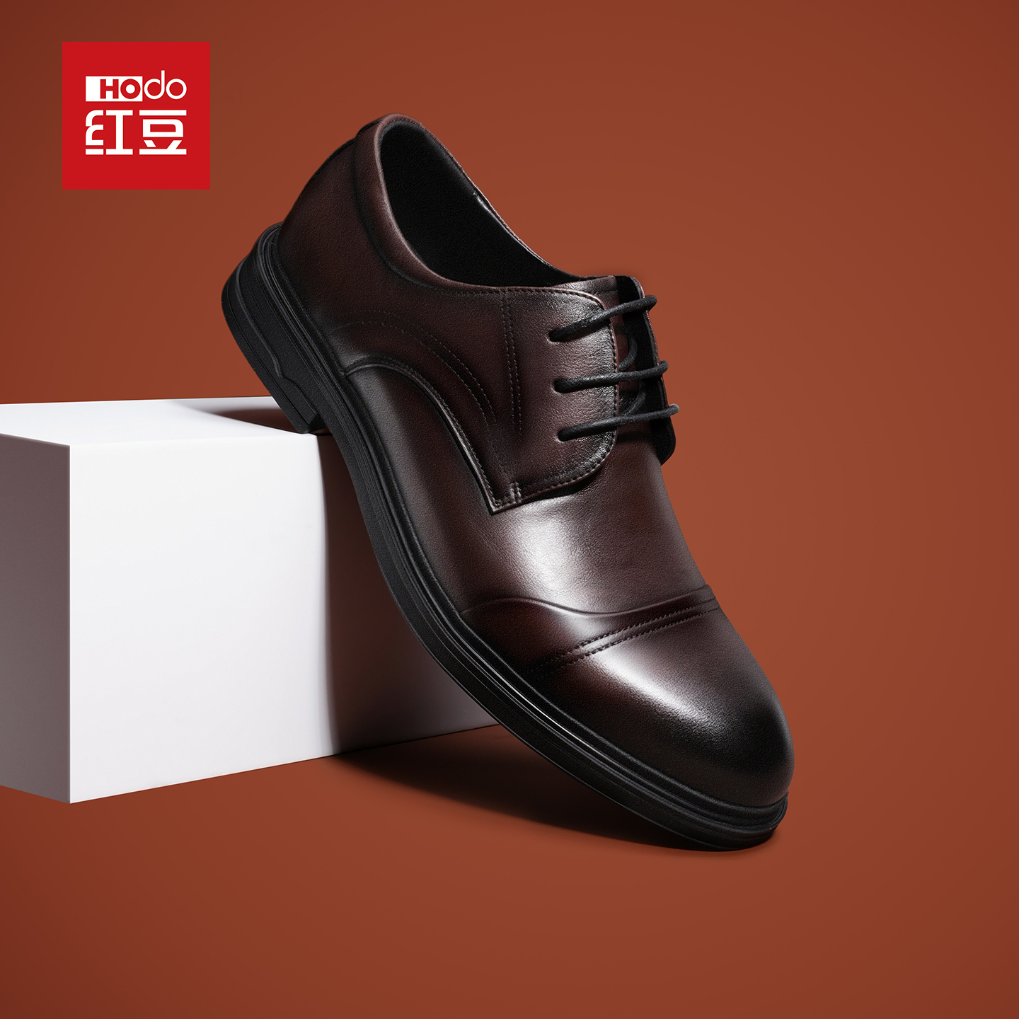 Hodo/红豆【100%头层牛皮】真皮皮鞋男款结婚正装商务2025男士皮鞋