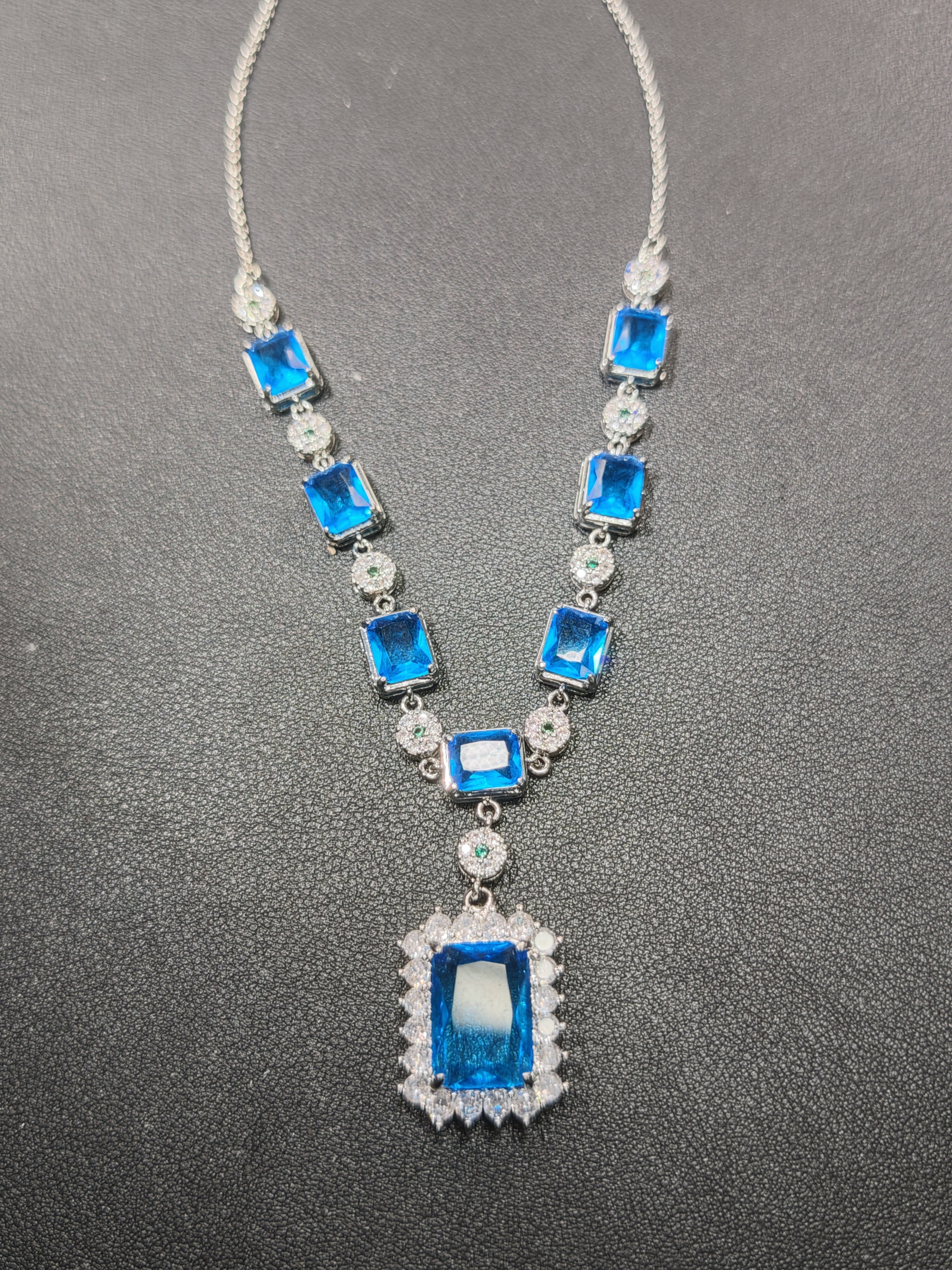 赠运费险+证书 大克拉收藏级海蓝宝石项链G162