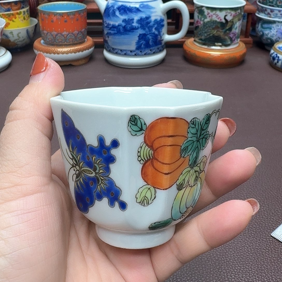 瓷片景德镇仿古手工制作精品展示