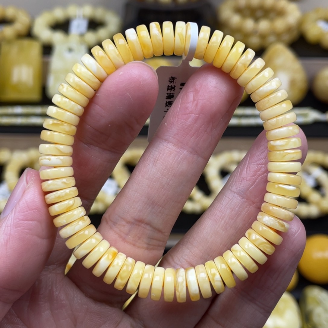 琥珀裸石未镶嵌琥珀蜜蜡