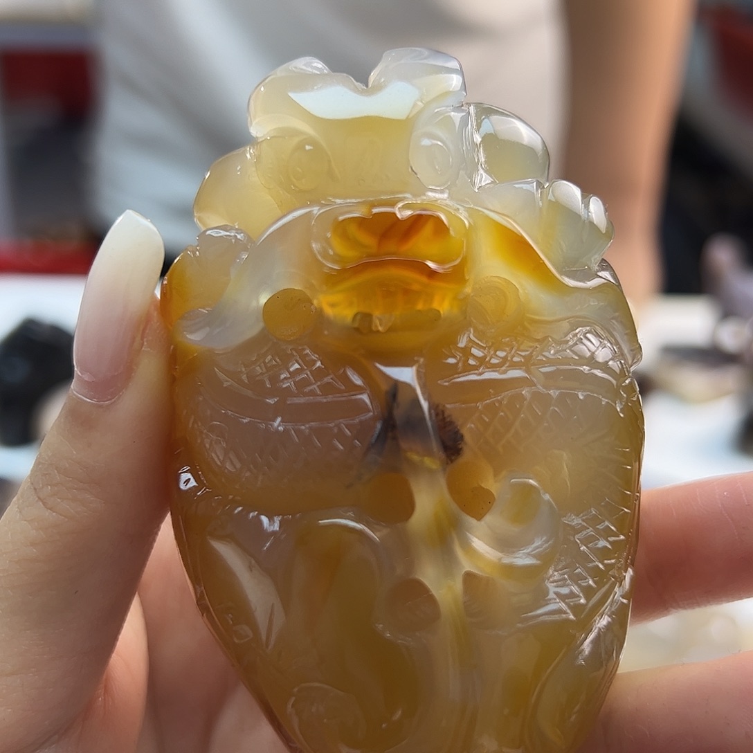 玛瑙/玉髓未镶嵌吊坠(不含链)