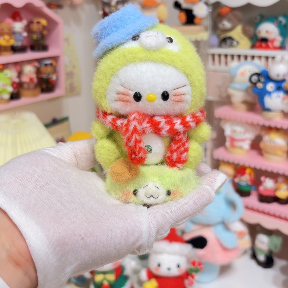 针织品做摆件一套哦