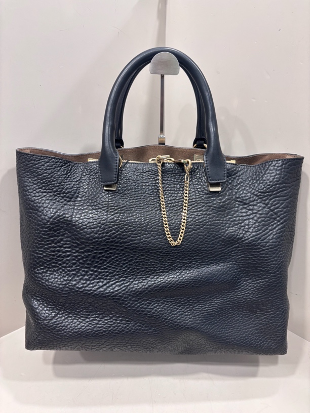 95新 Chloe/蔻依 【清】 1QE115 黑色荔枝皮单肩包