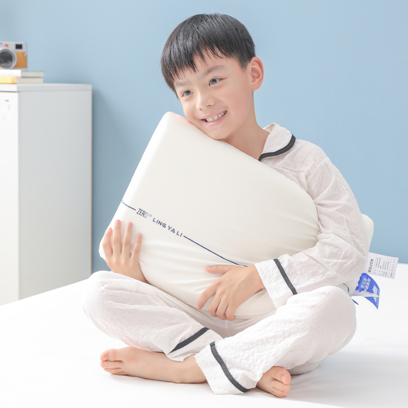 王也家【1-6周岁】【幼儿记忆枕】零压力慢回弹A类儿童枕纯棉枕套
