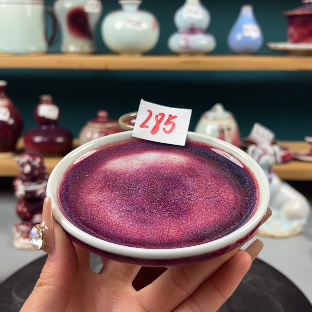 瓷片全品无暇小杯垫纯手工