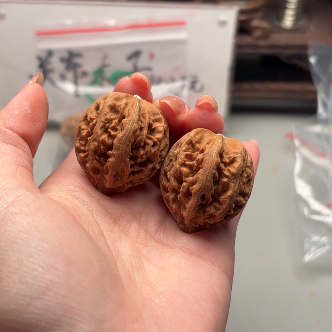 文玩核桃把件小楸千80