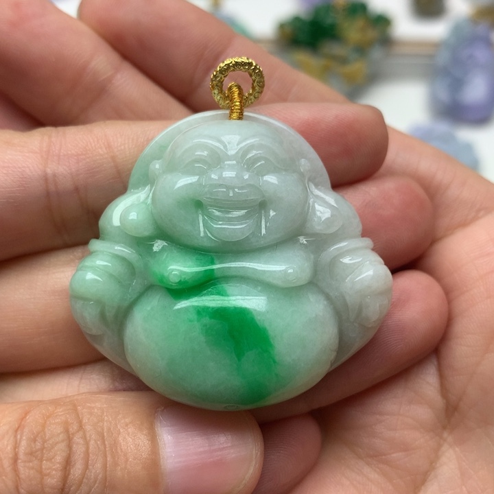 颈饰未镶嵌翡翠正翡翠