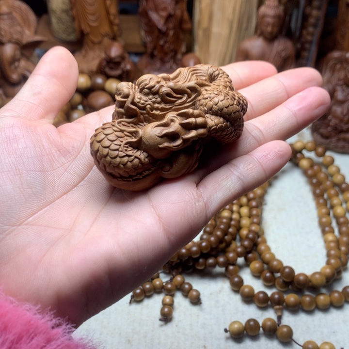 檀香木其他印度老山檀香手把件