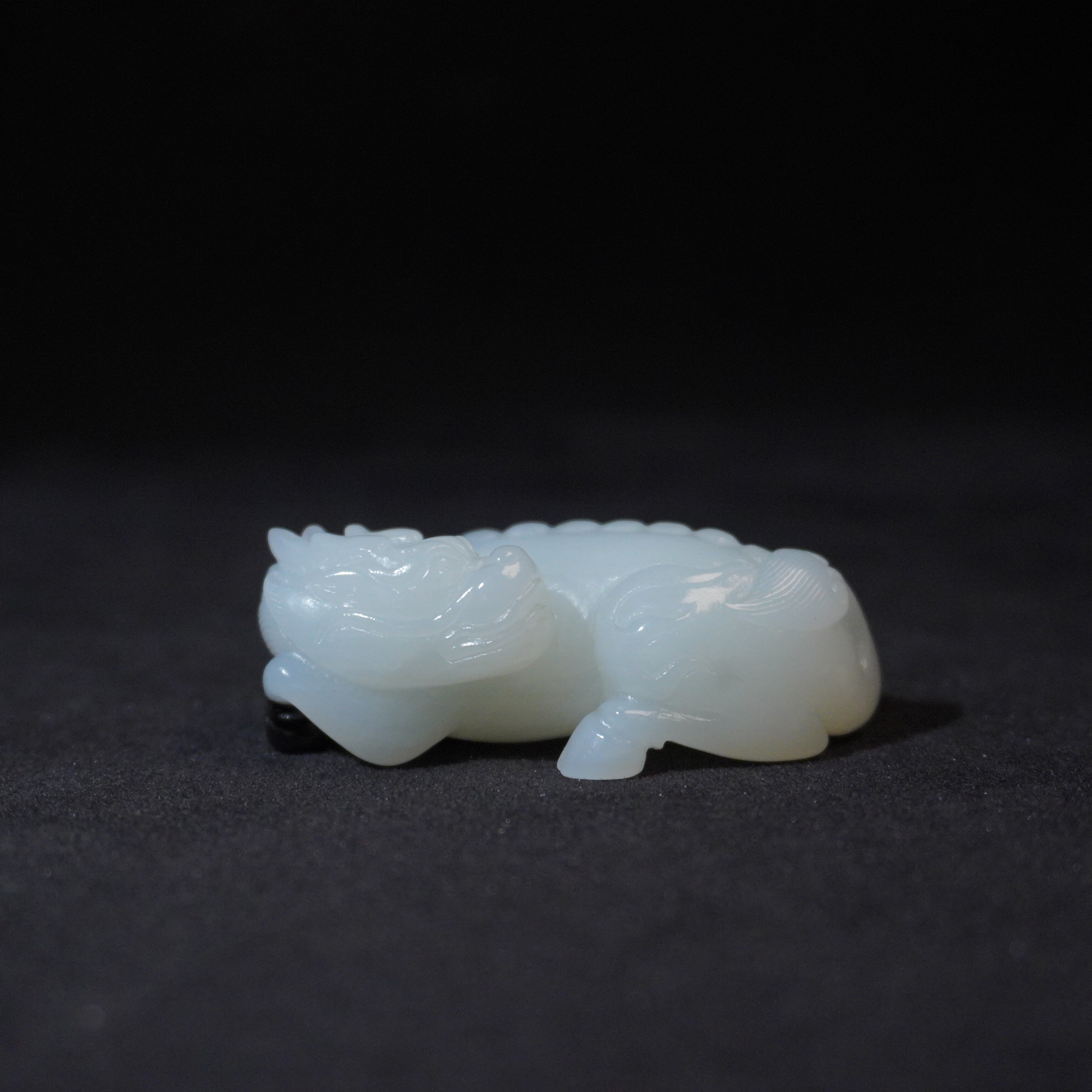 2NYO26 清  和田玉摆件