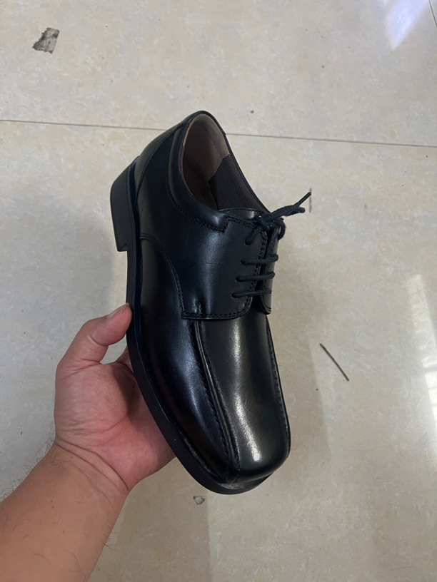 系带圆头复古百搭英伦风方头休闲皮鞋鞋子前系带