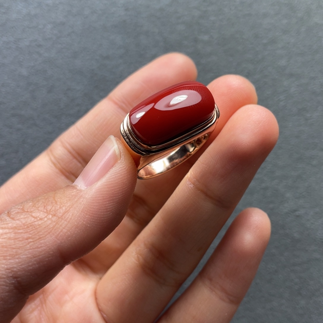 南红玛瑙配饰未镶嵌18mm