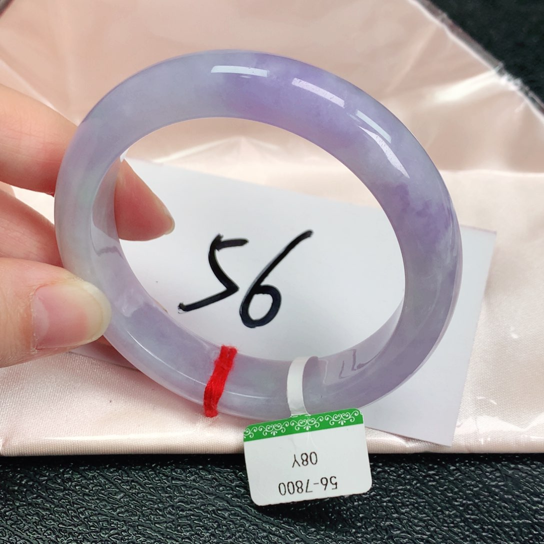 翡翠手镯未镶嵌56正