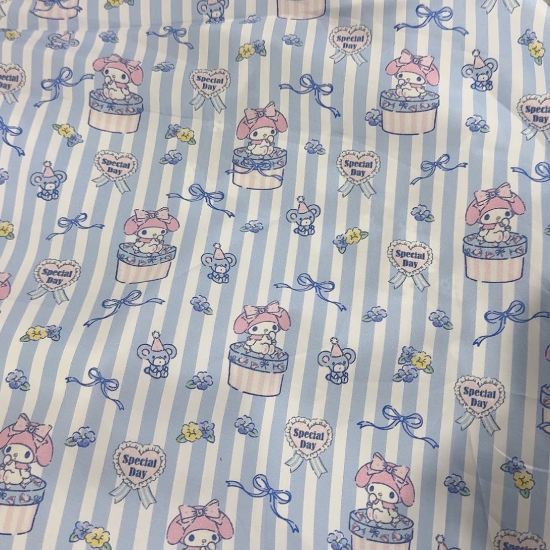 纯棉高密精梳细斜纹1米长X1.5米宽地卷