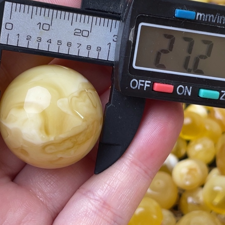 琥珀裸石未镶嵌微瑕1457