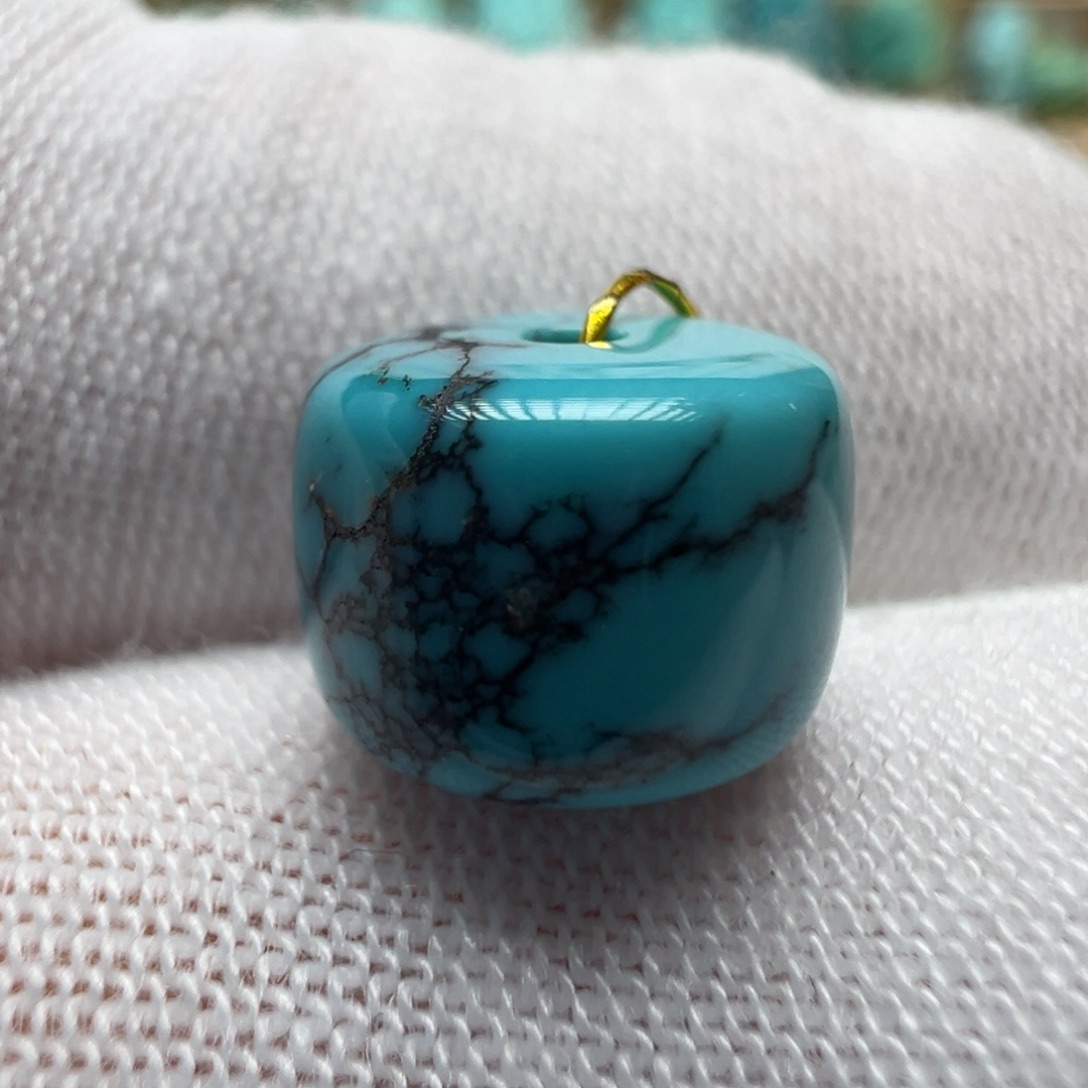 绿松石未镶嵌配饰9.6*6.9