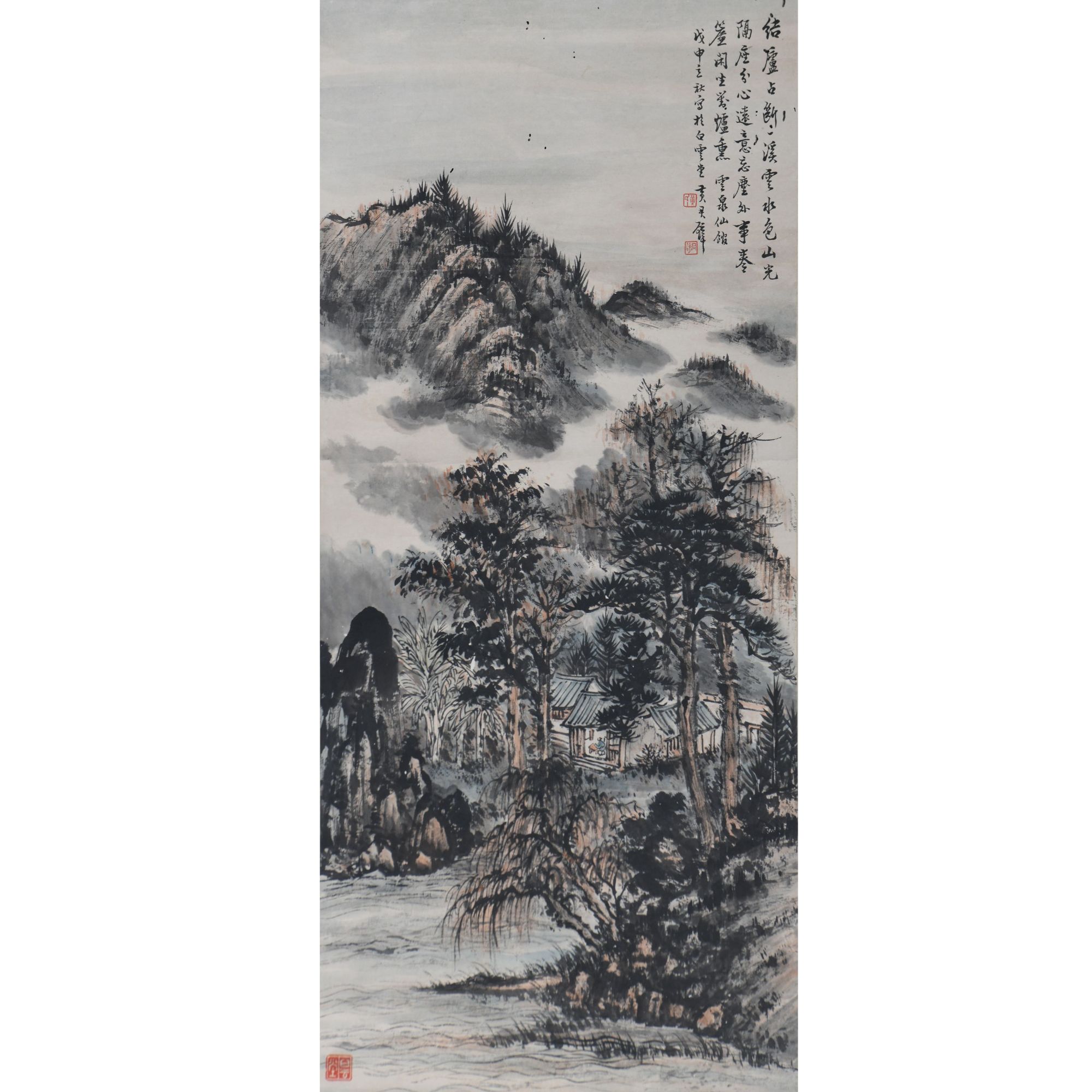 LOT.022【山水】纸本立轴B0502-606预展手绘专场