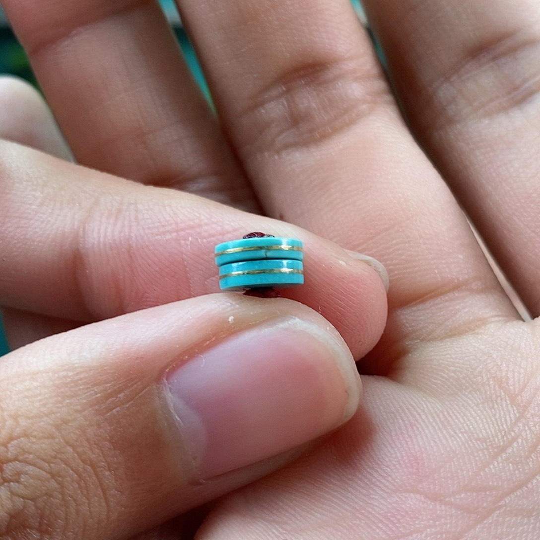 绿松石珠宝奇石足金镶嵌