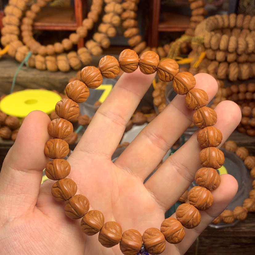 【闪购商品】桃核吊坠13玉龙脊 龙纹桃核