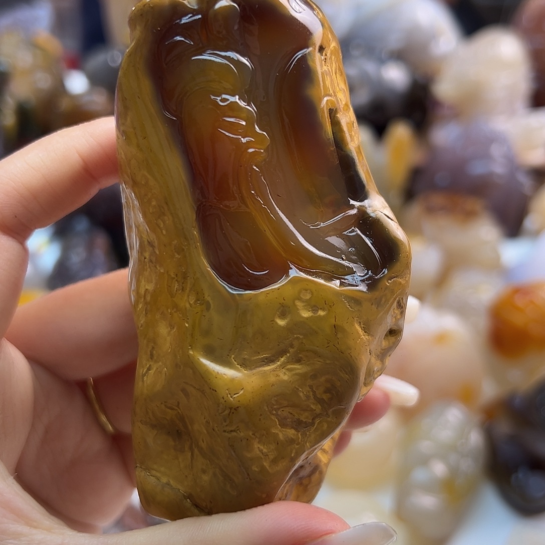 玛瑙/玉髓未镶嵌颈饰