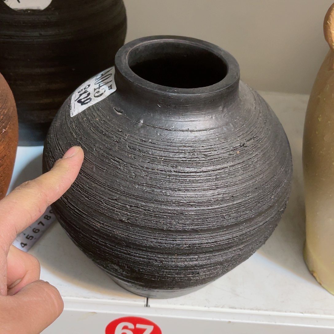 红陶无孔无孔口径8高度20