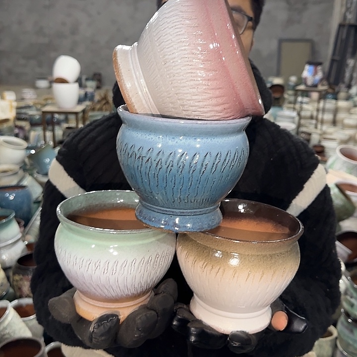 高度13口14啦啦花盆