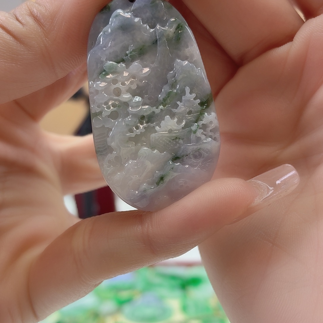 翡翠未镶嵌颈饰翡翠
