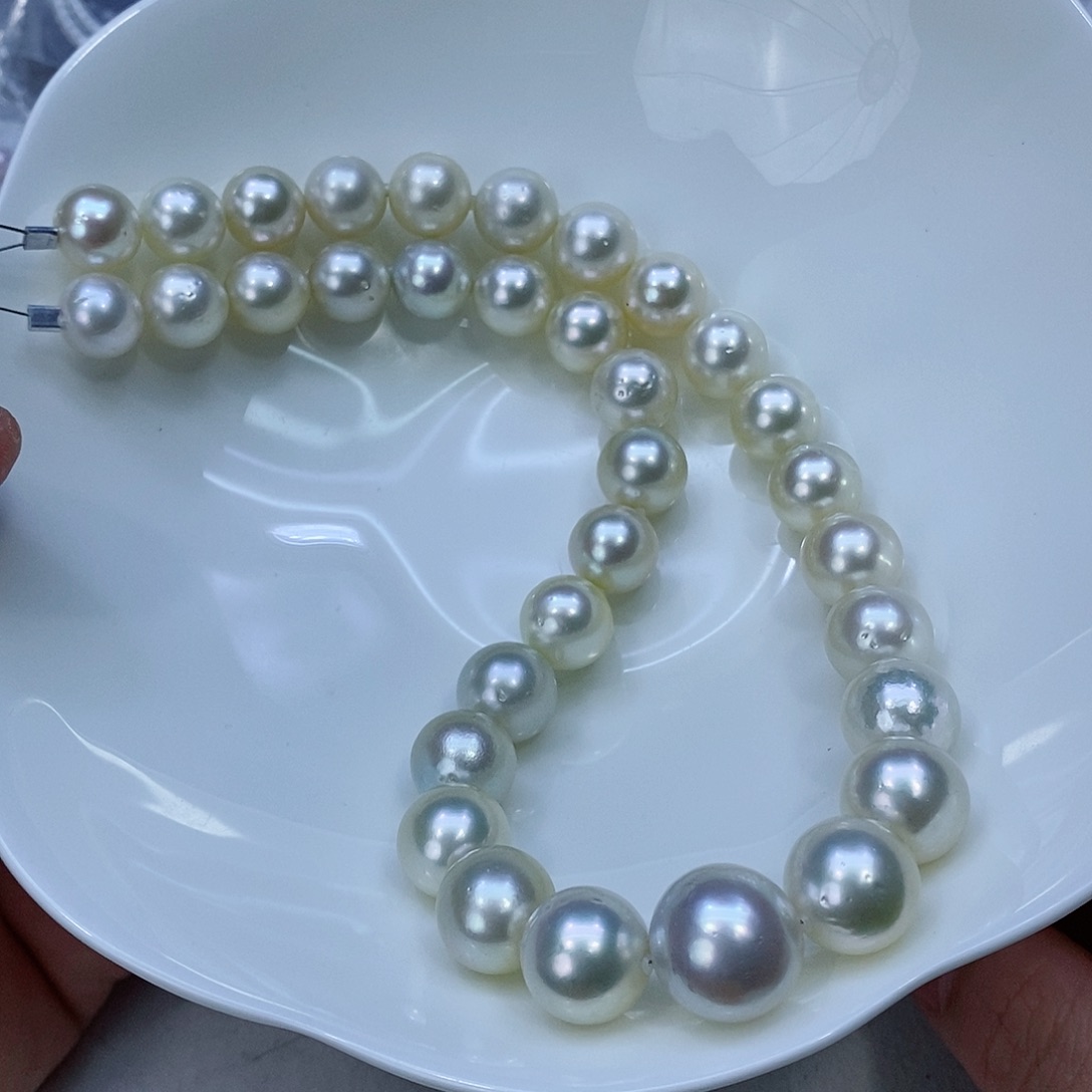 海水珍珠颈饰银S925镶嵌