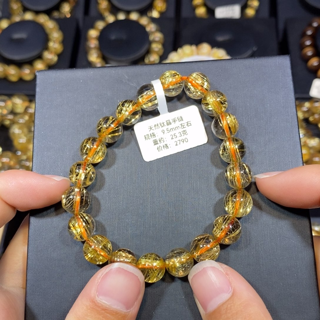 水晶手链未镶嵌我****?手链9.5mm 瑾