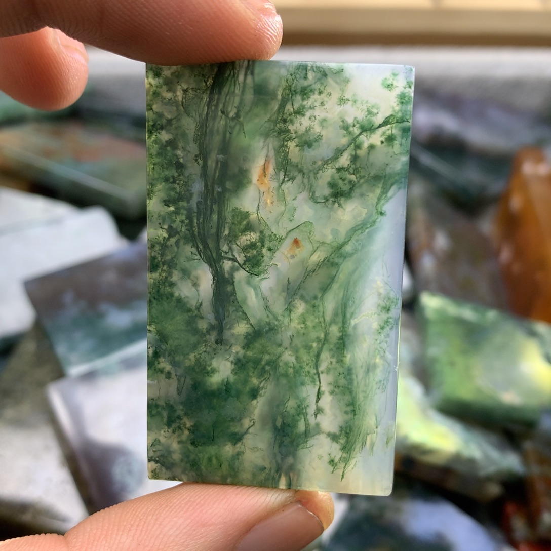 无***子玛瑙/玉髓未镶嵌颈饰