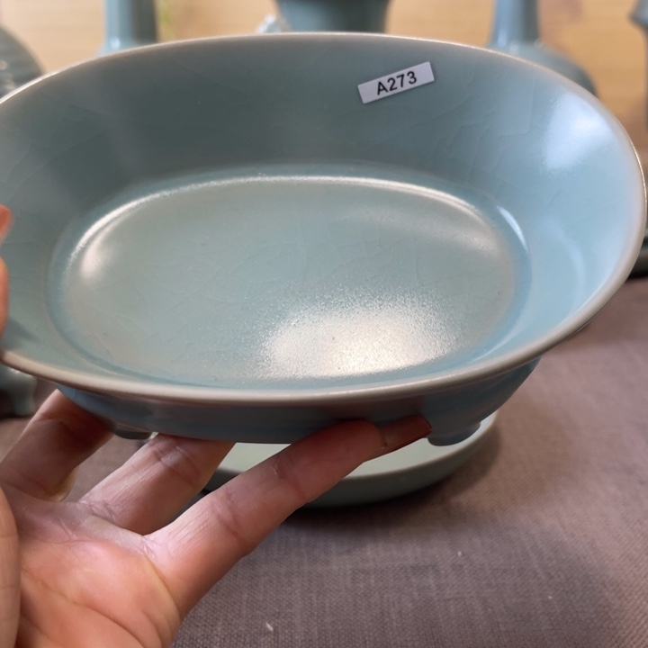 瓷片水仙盆一一一一一瑕