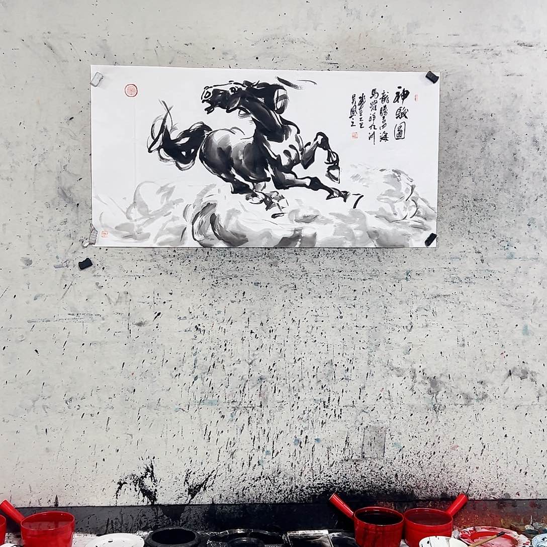 国画四尺138x70cmcm