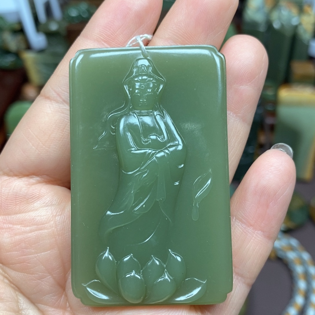 岫岩老玉（透闪石质玉）未镶嵌挂件