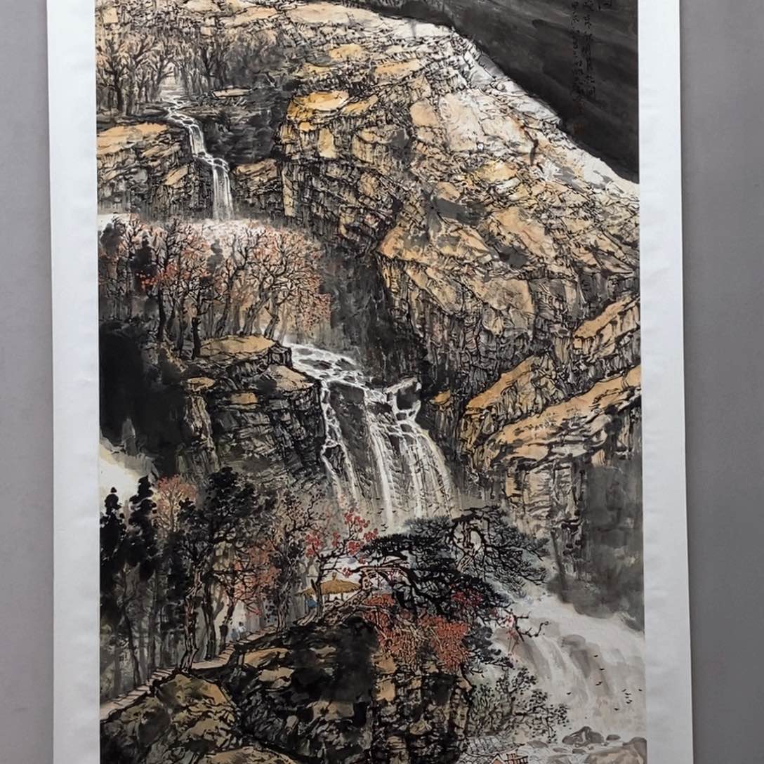 国画用****6莫双发六尺精品佳作