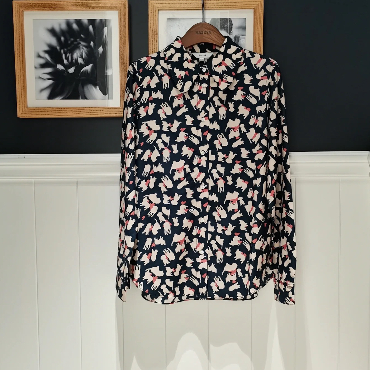 女式含桑蚕丝简约休闲长袖衬衫春秋款