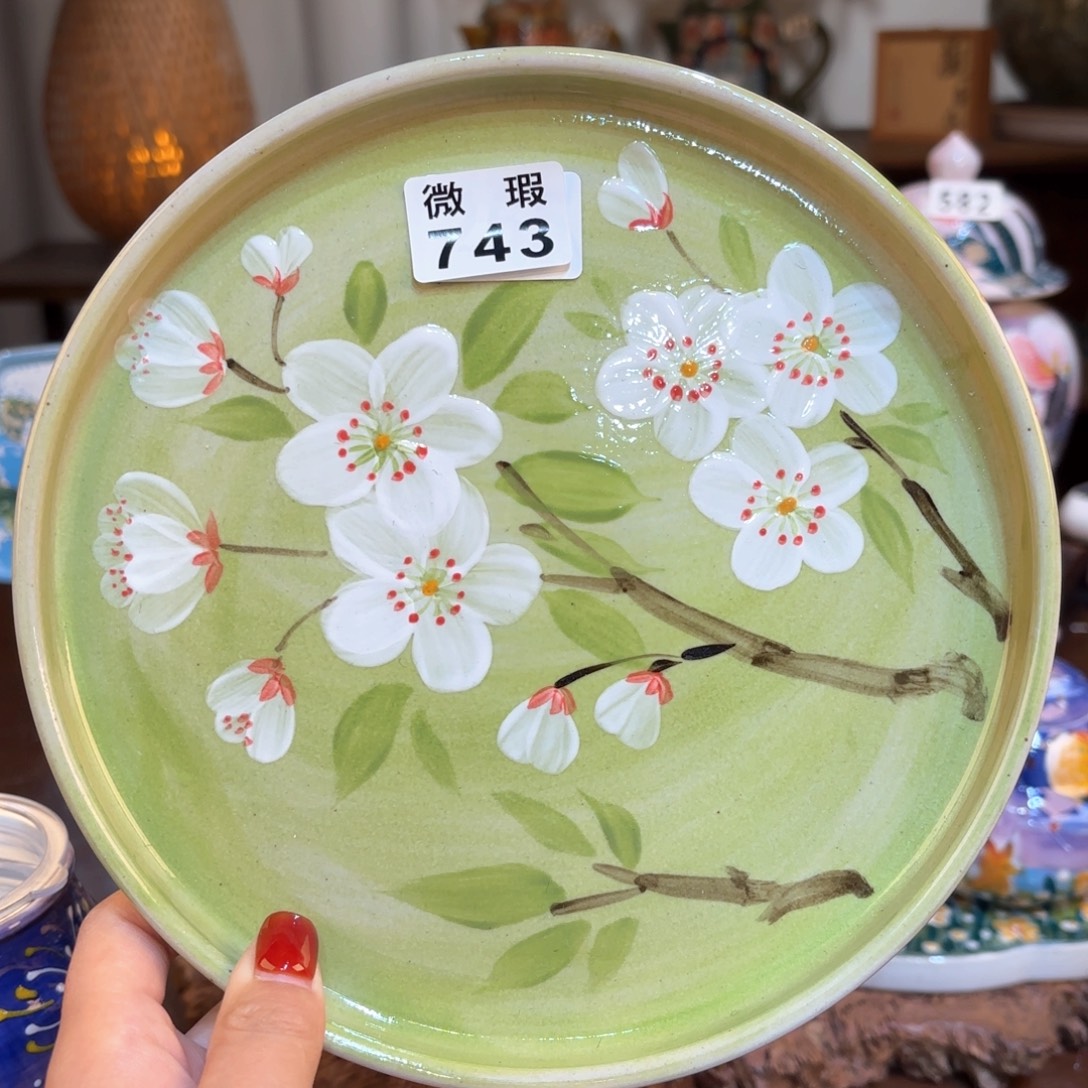 景德镇手绘高温釉下彩陶瓷茶具