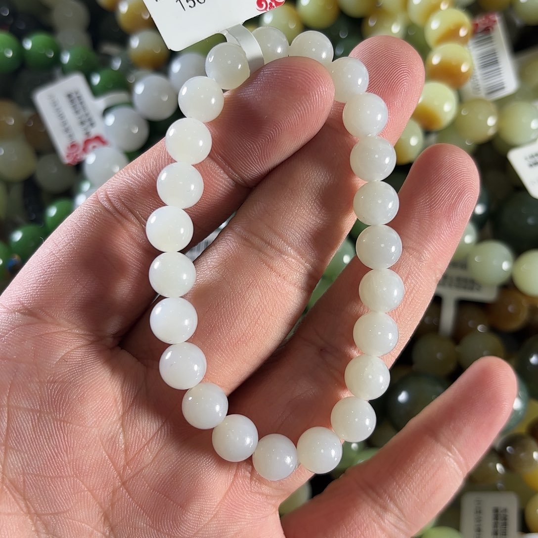 和田玉手链未镶嵌W258