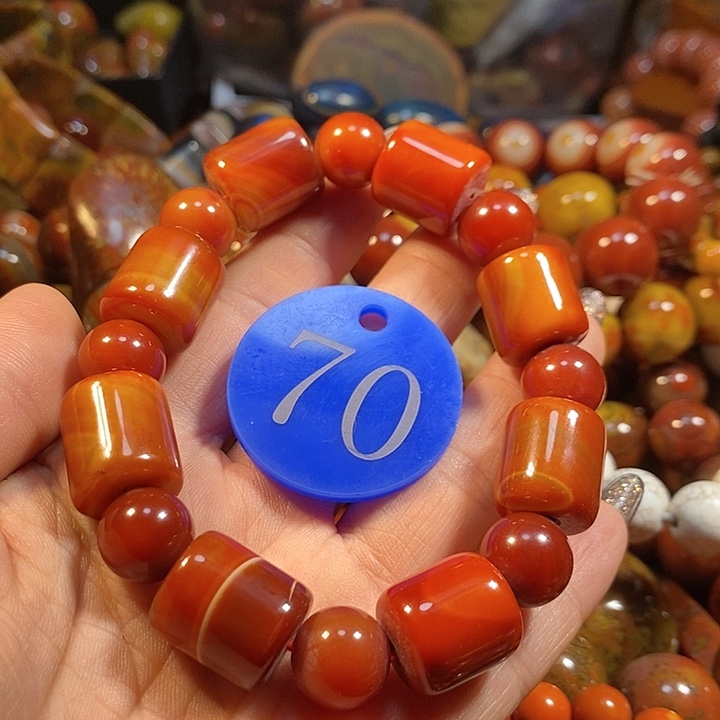 玛瑙/玉髓手链未镶嵌知**生