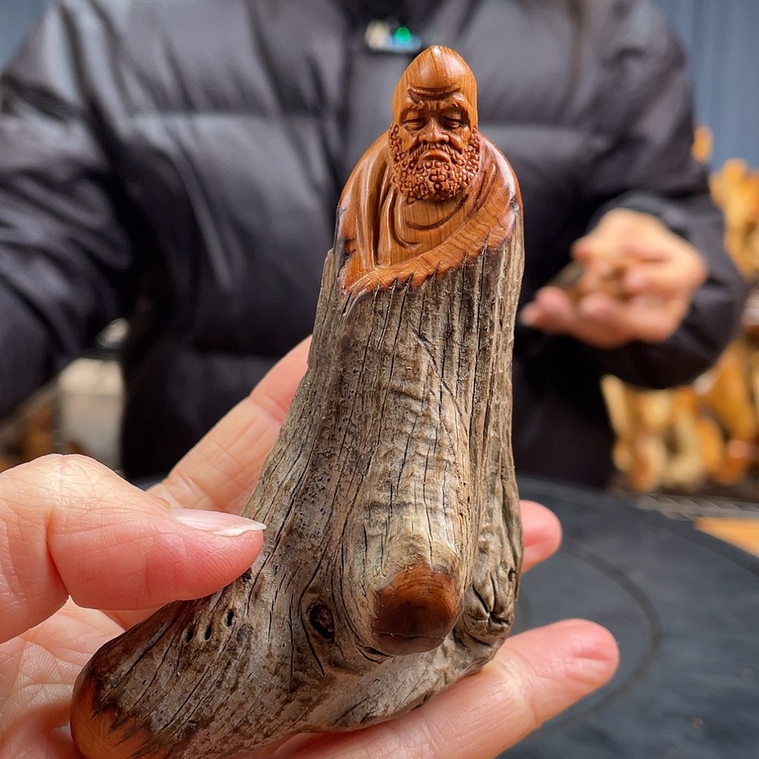 柏木（崖柏）手把件