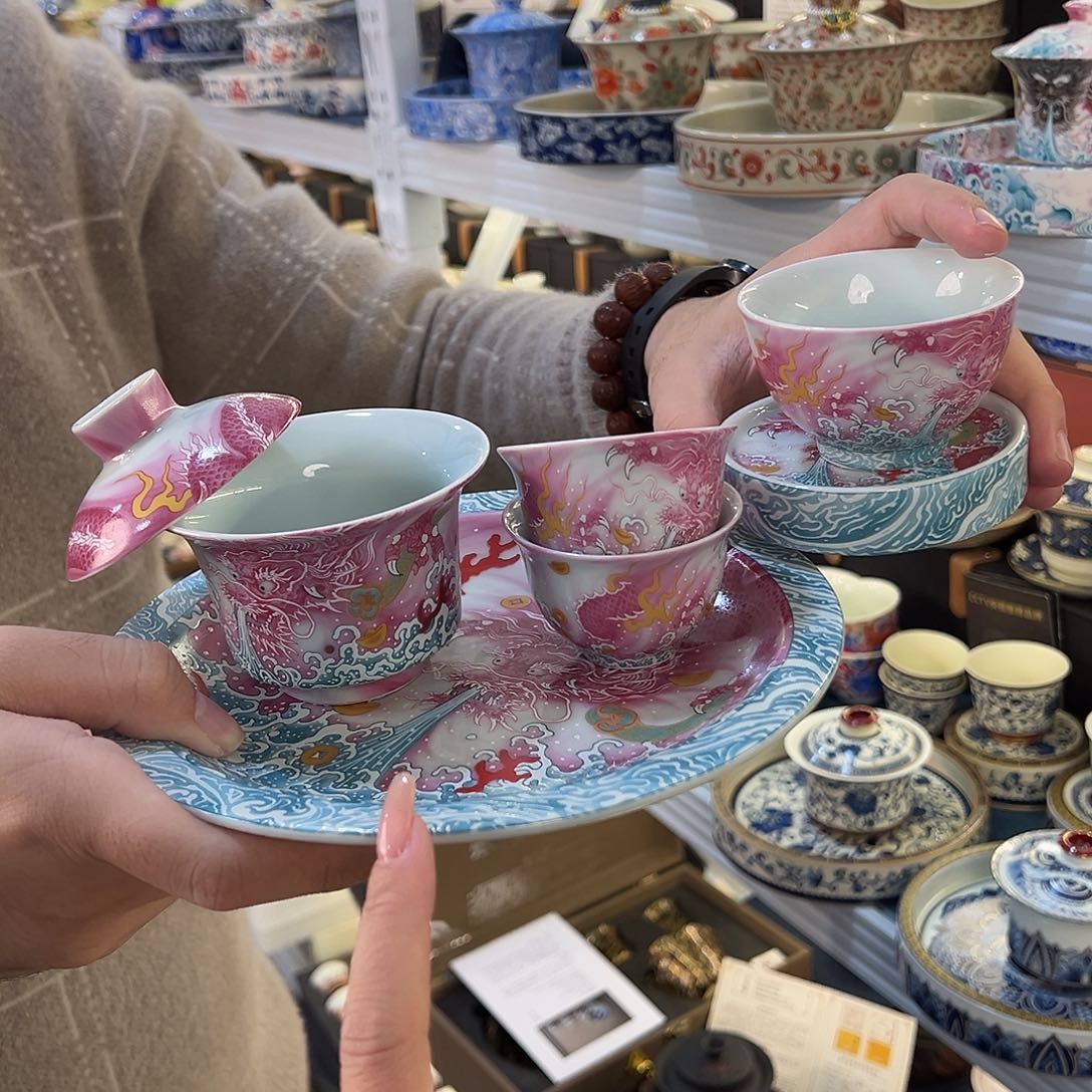 盖碗很漂亮我很喜欢