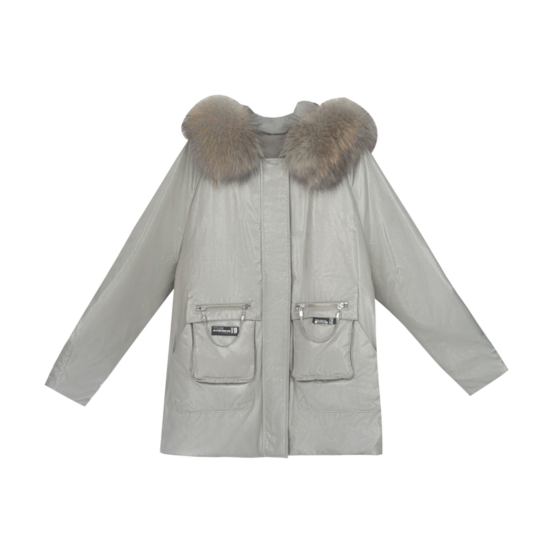 【小熊严选】冬季时尚百搭经典厚款毛领羽绒服YE4243334700