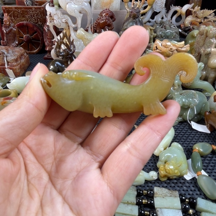 和田玉挂件未镶嵌K*N