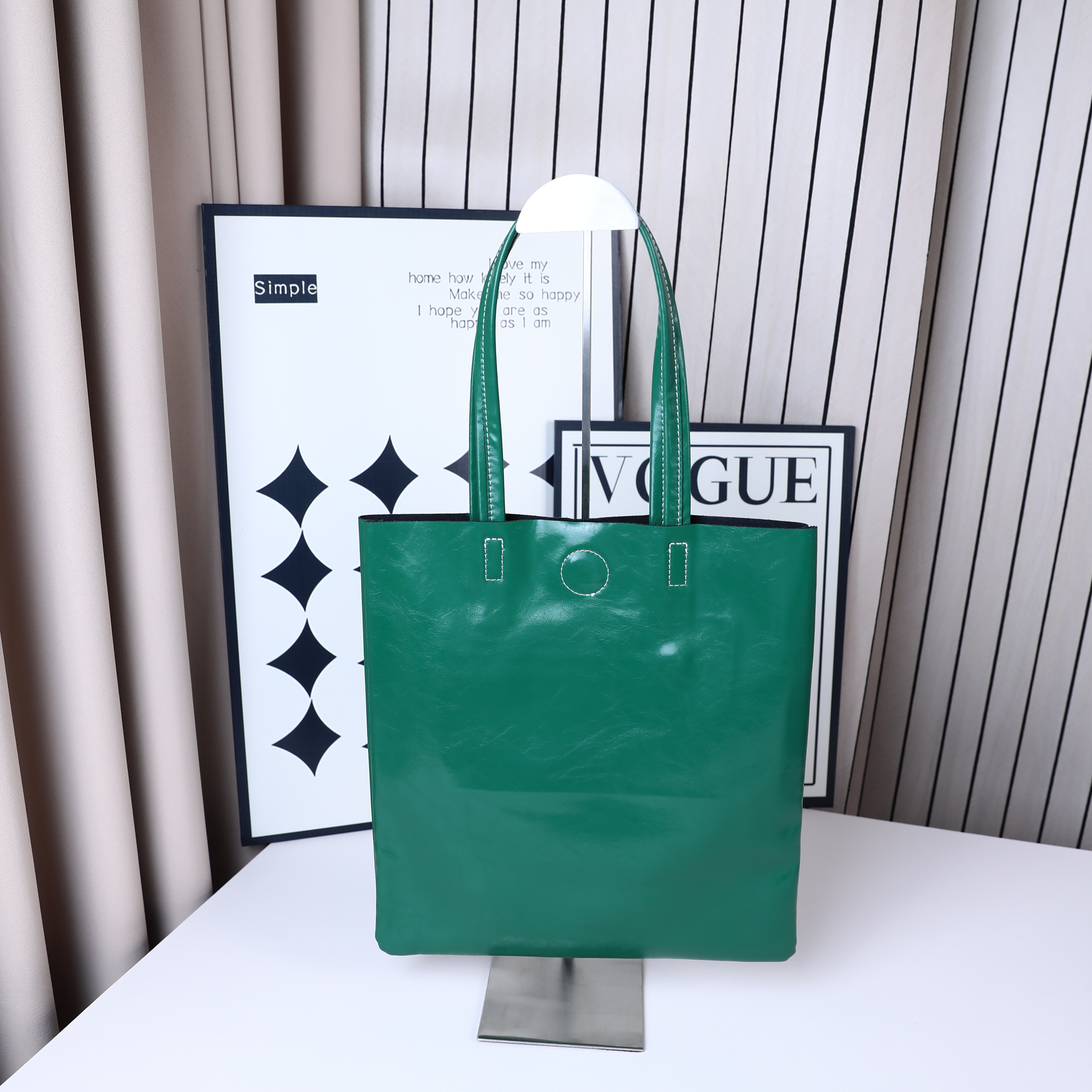 时代品牌【托特包】牛皮 购物袋大容量手提包托特包通勤女包 M10634