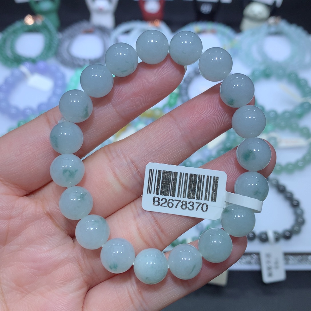 翡翠未镶嵌手串天然