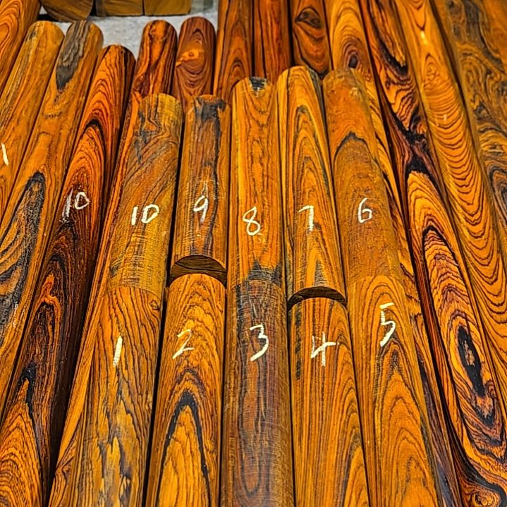 A***蛮木微凹黄檀木料十根