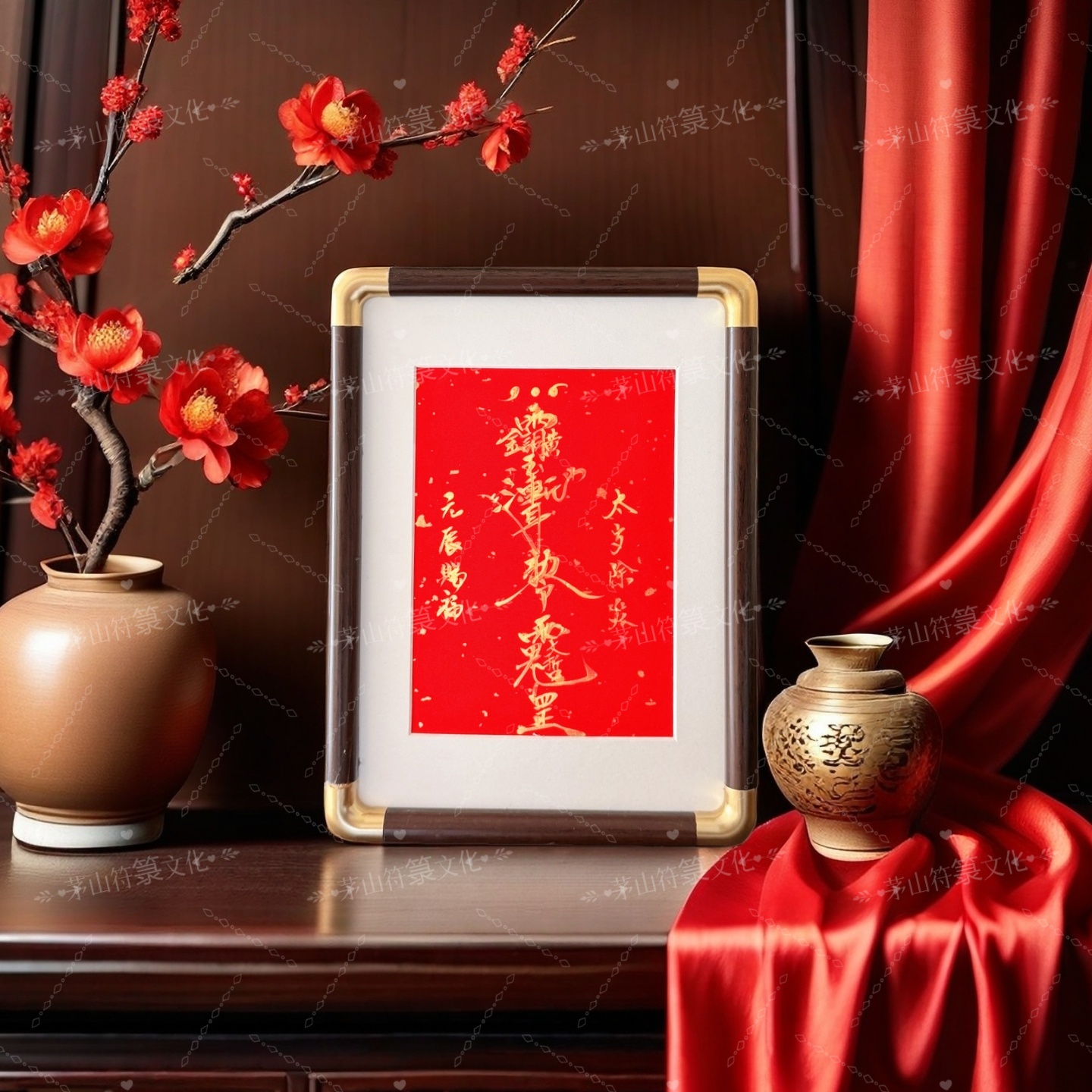（茅山文创）师傅手写新年限定版 桌面大摆件 摆台